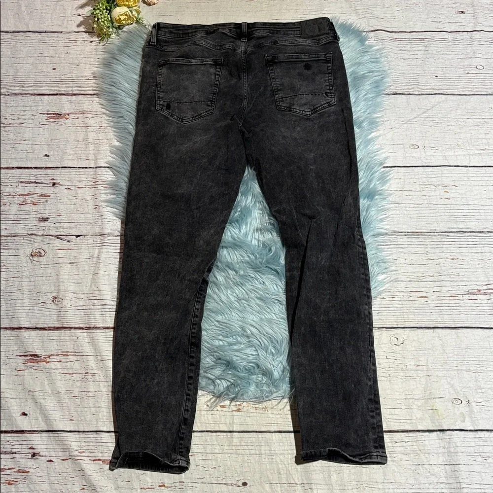 Aeropostale Black Distressed Skinny Jeans sz 36X32